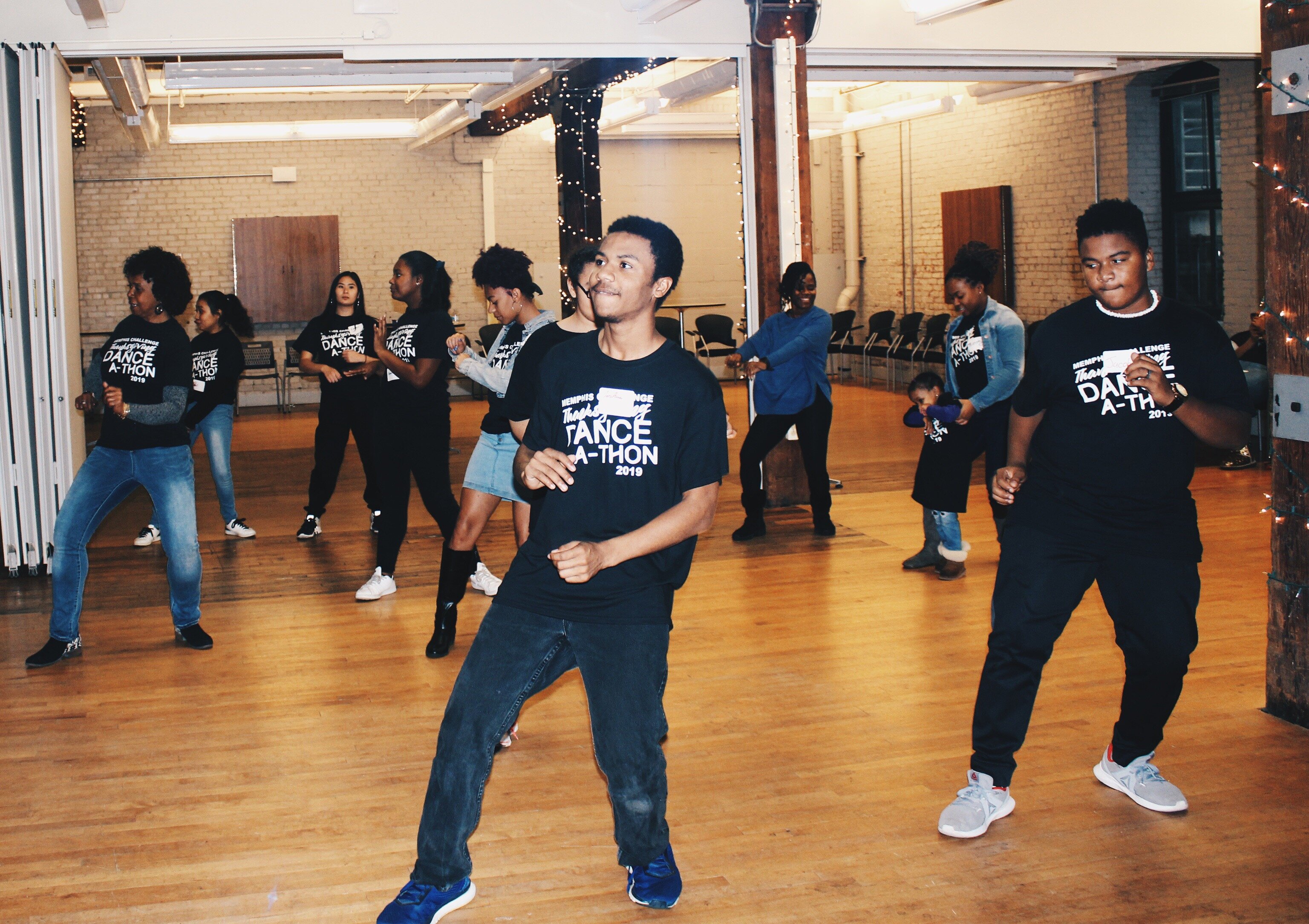 Memphis Challenge's Dance-A-Thon competitors got down for a cause. Each collected pledges for donations for each minute spent dancing. (Memphis Challenge) 