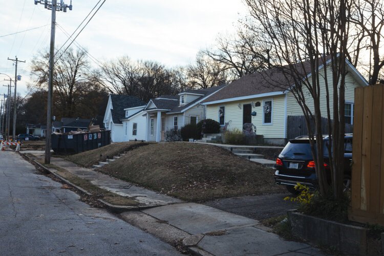 Older houses sit side by side with new construction in Binghampton. (Ziggy Mack)