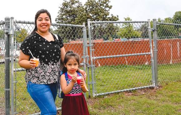 Angie Martinez's daughter, Amy, will start kindergarten this year at Berclair Elementary. 