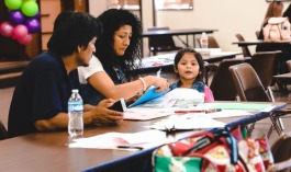 Parents were able to enroll and have their children screened at the Pre-K and Kindergarten Fair on Saturday, May 5th at the Board of Education. The fair was held for working families who are usually occupied during the weekdays. (Kirstin Cheers)