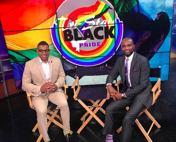 Dr. Davin Clemons (L) and Dr. Darnell Gooch (R), co-founders of Tri-State Black Pride.