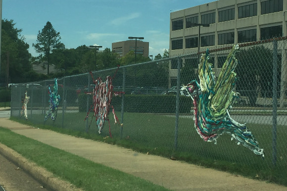 Melanie Pyron's public art installation at the Urban Child Institute