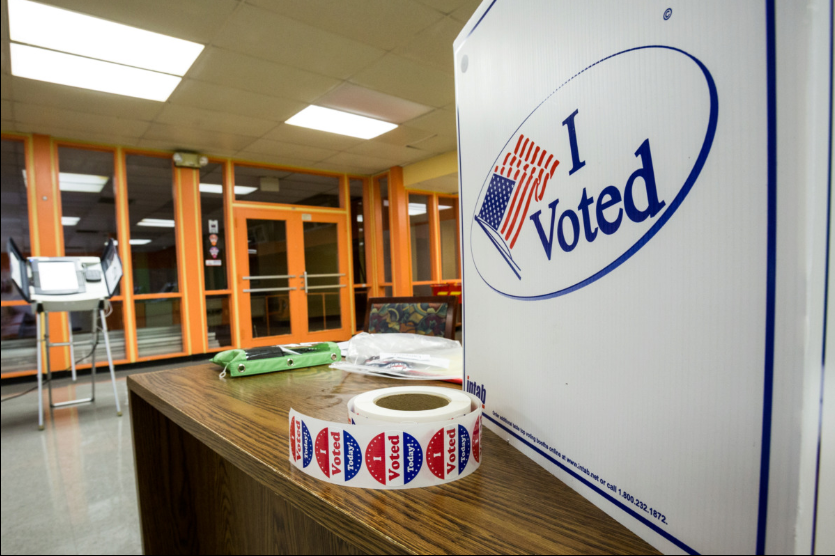 Voting location at Mississippi Boulevard Christian Church at 70 N. Bellevue Blvd. (Daily Memphian)