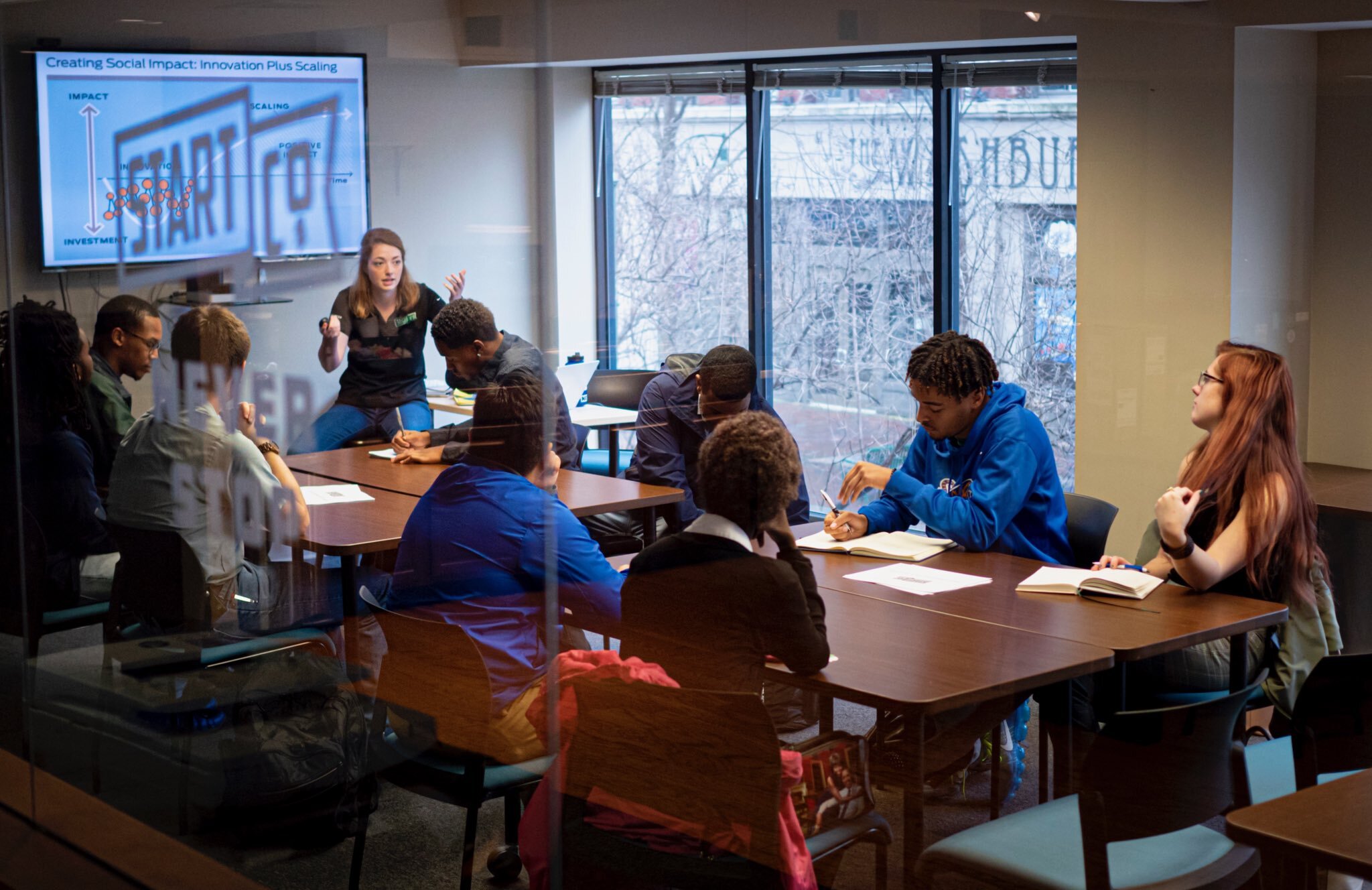 Start Co. hosts an educational session on growing your business led by Shelby Peranich, Start Co.'s director of community engagement. (Submitted)