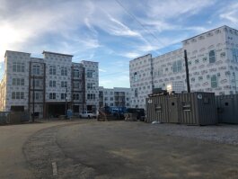 Phase two of the South City housing development under construction. (Cole Bradley)