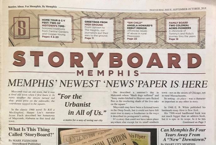 Storyboard's first edition ran September-October 2018. (Storyboard Memphis)