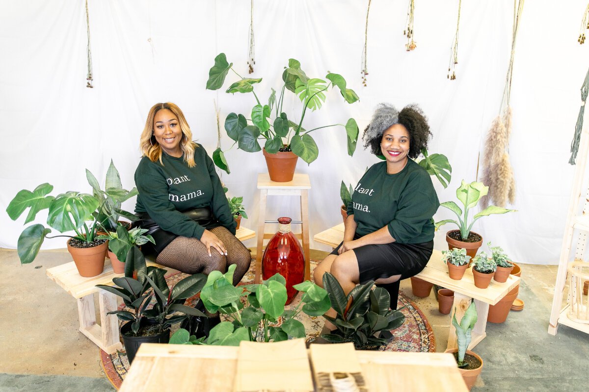 Meghan Paige (left) and Keneisha Malone opened Terra Cotta October 3, 2020. The store is both a plant shop and space for customers to shop locally made goods, including jewelry, apparel, and candles. (Submitted)