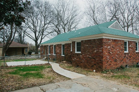 The Frayser house at 3309 Riney was formerly blighted and condemned. The Frayser Development Corp. renovated and put it on the market. 